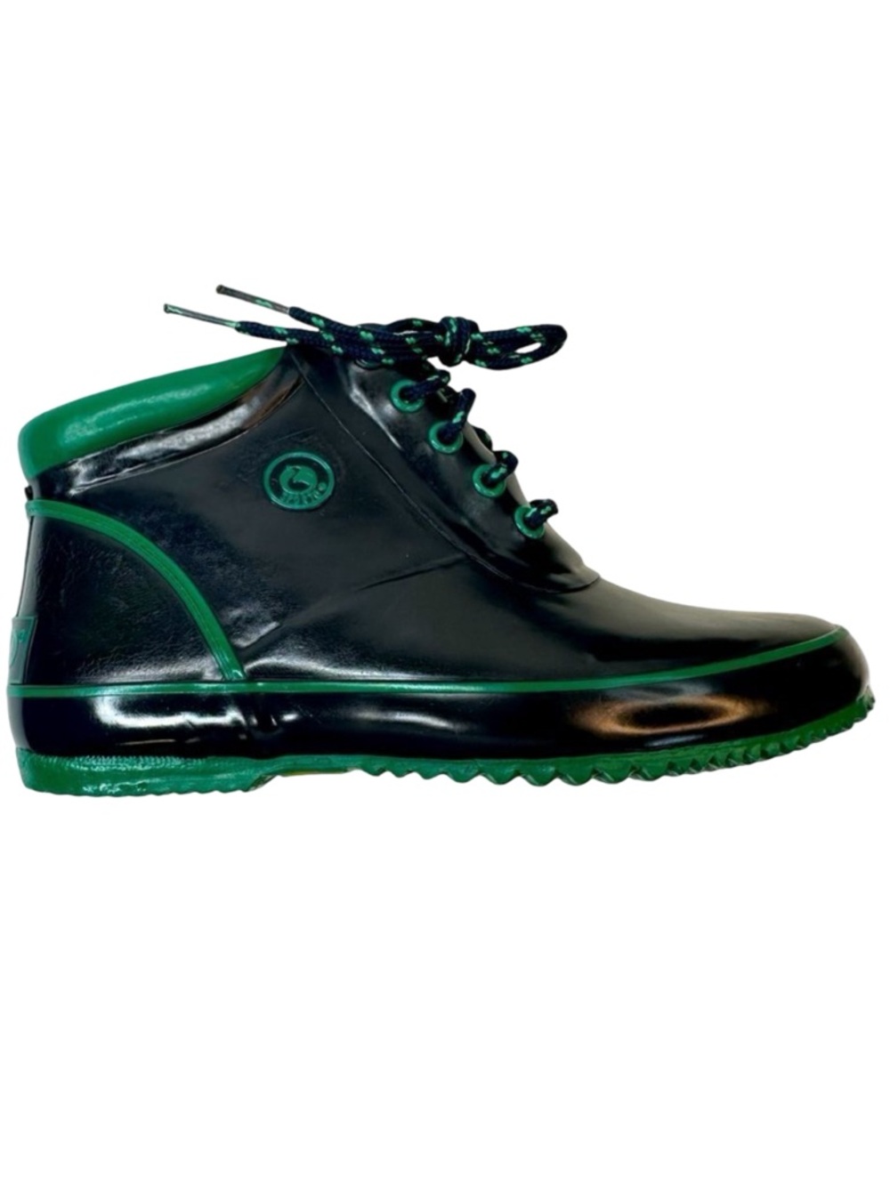 SPORTO Navy with Green Accent Vintage Rain Snow Boots Size 7